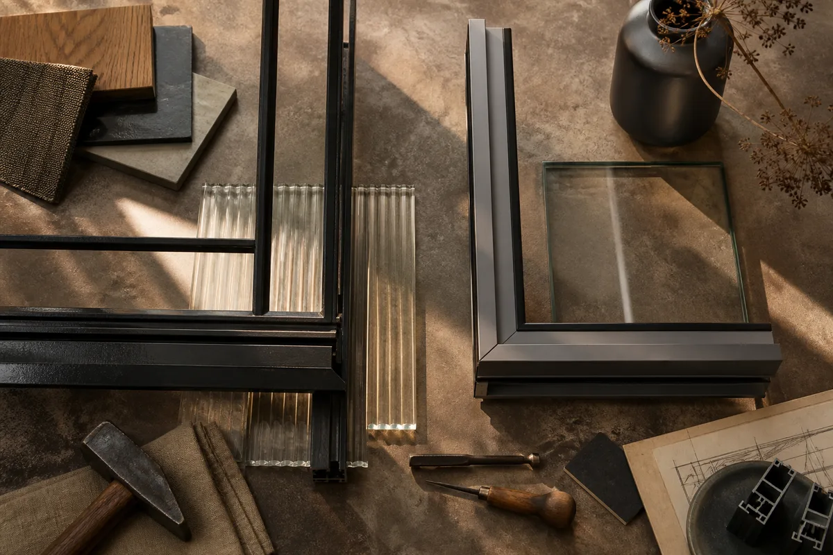 Verrière d'atelier : ce que change l'acier face à l'aluminium